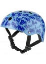 Шлем защитный Micro (синий с рисунком)